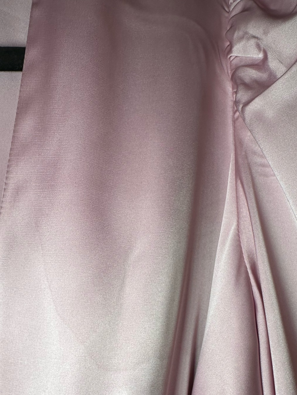 Hutch Pink Satin Faux Feather Wrap Mini Dress Size M NWT - Picture 16 of 16